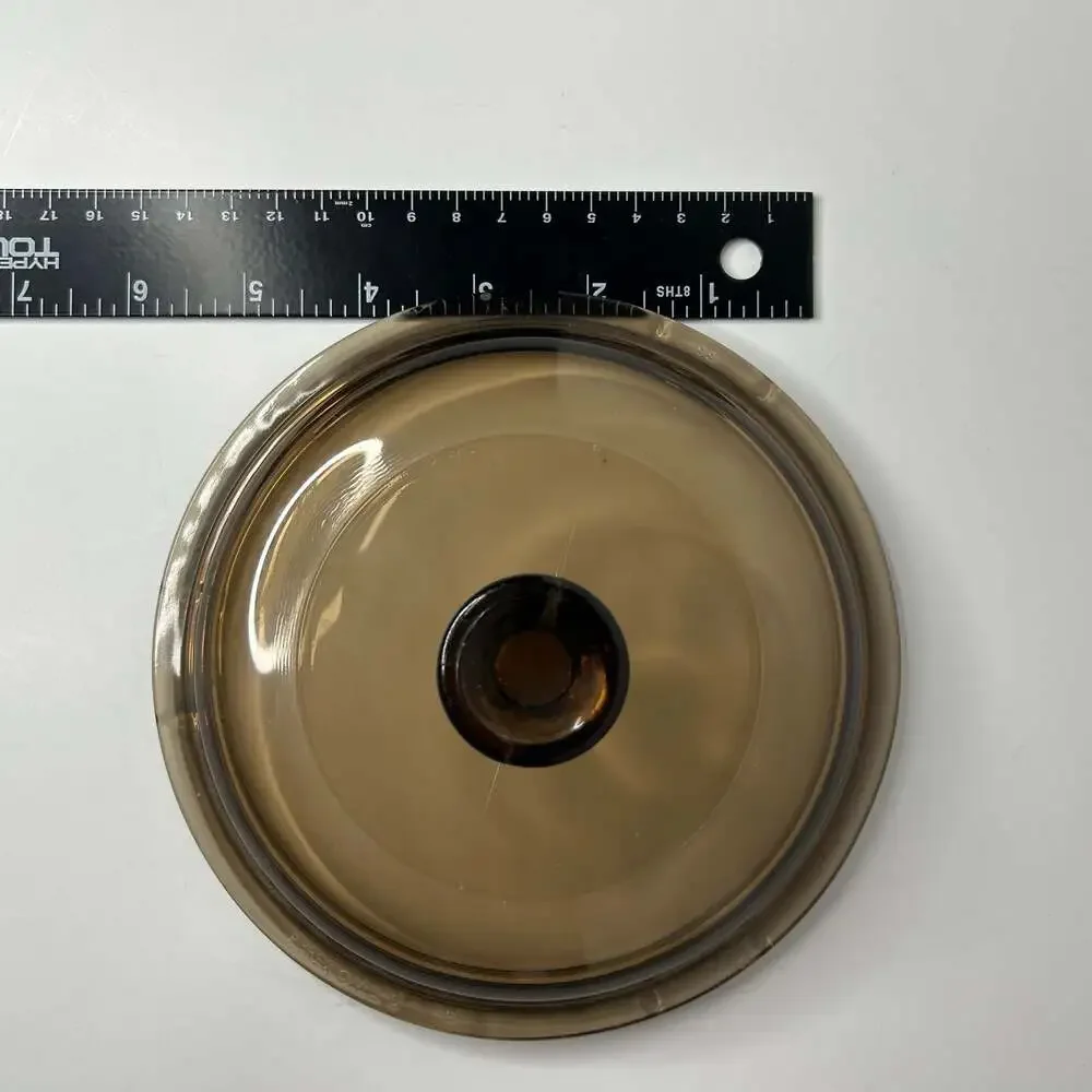 Vintage Pyrex Visions V-1-C Amber Brown Glass Replacement Lid